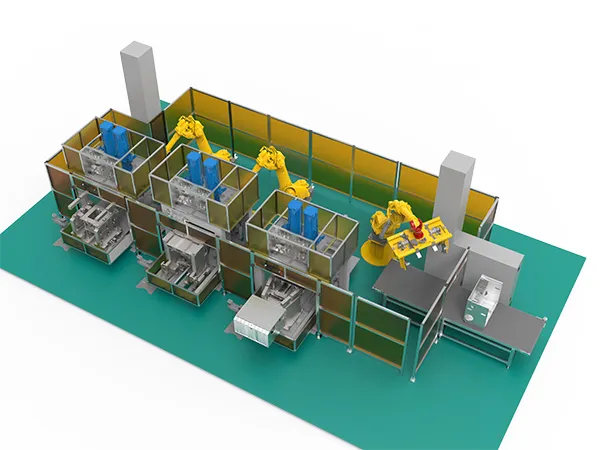 Автоматизированная сборочно-пуклевочная линия для корпусов встраиваемых варочных панелей