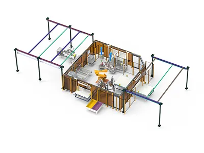 Автоматизированное клепочное оборудование для стоек амортизаторов электромобилей (NEV)