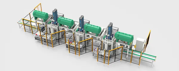 Автоматизированная клепальная линия для задних панелей систем ОВКВ