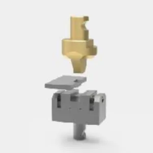 Прямоугольная пуклевка с прорезкой