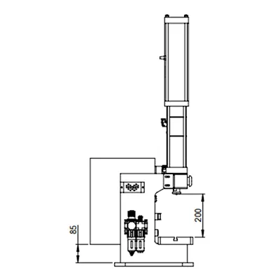 Пуклевочный пресс (4-тонный, настольный, С-образная рама)