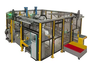 Автоматическое оборудование для клинчинга (пуклевки) стоек подвески электромобилей