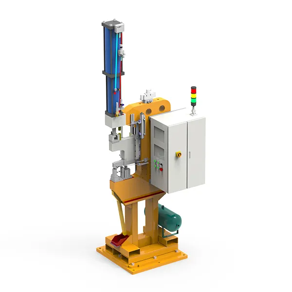 Пуклевочный (клинчинг) пресс для сборки передних лонжеронов автомобиля