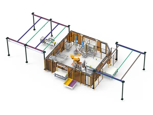 Пуклевочный (клинчинг) пресс для сборки продольных элементов рамы автомобиля